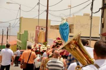 San Ignacio de Loyola se despide de sus fiestas en La Majadilla-Telde (Foto Francisco Javier Santana)